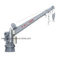 China 25kn Single Arm Slewing Rescue Boat Raft Davit Crane